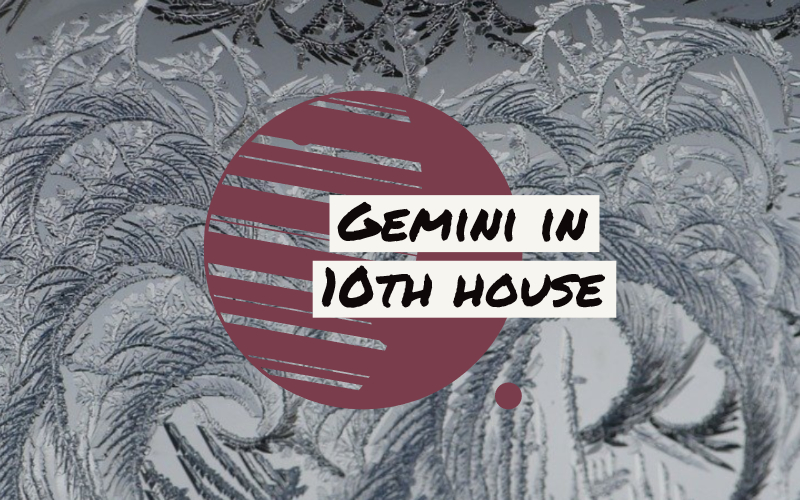 10th house in gemini meaning